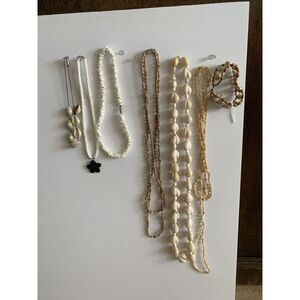 Lot Of Shell Beach Surfer Style Necklaces‎ and Bracelets Retro